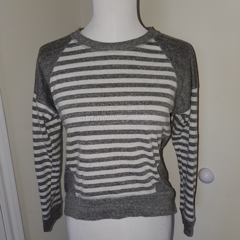 Cotton Innovation sweatshirt, M, gray and white